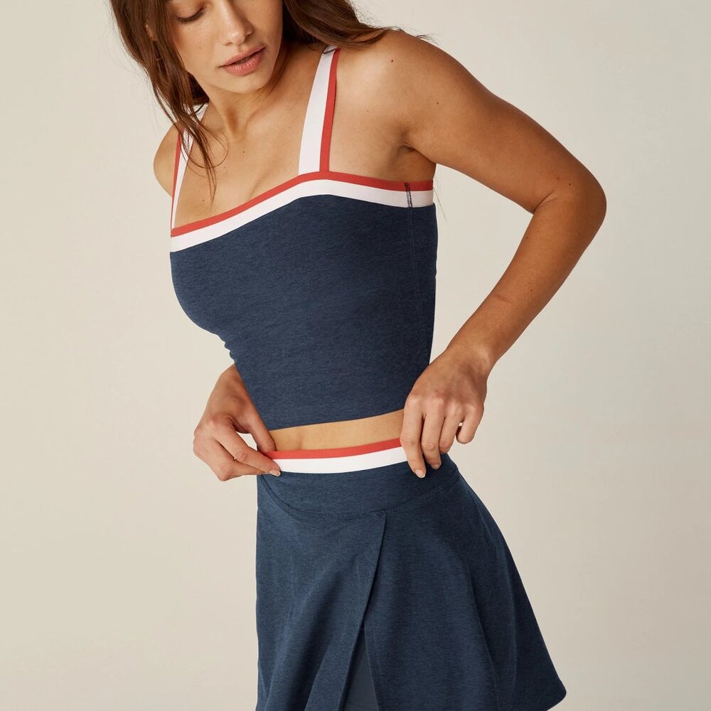 Beyond Yoga Spacedye Sea You There Cropped Tank – Nocturnal Navy, Size XS NWT